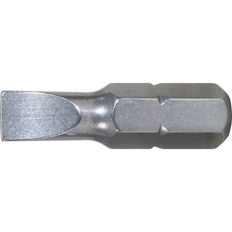 KS Tools - Embout de vissage INOX Fente 1/4'' - L.25mm, 6,5mm - 910.2244 (1/2)