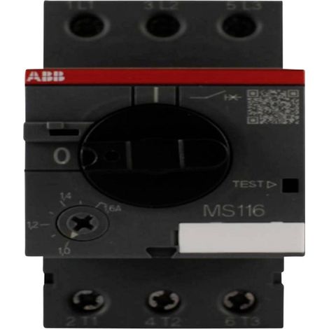 [GEBRAUCHT] B-Ware Abb Motorschutzschalter Schalter Ms 116 1,6 Einstellbar 690 V/Ac 1.6 A 1 St