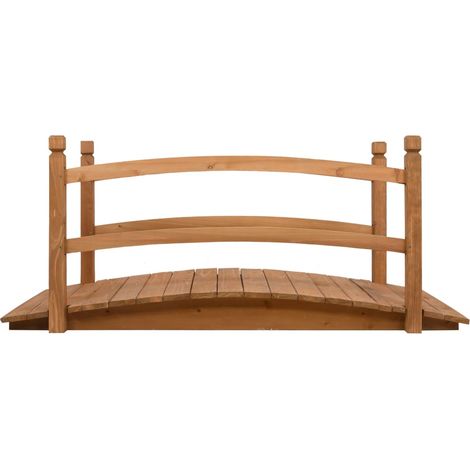 Pont de jardin 140x60x60 cm Bois de sapin massif