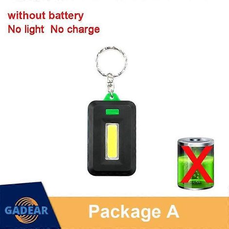 Mini lampe torche rechargeable COB porte-clés, charge USB, lampe de secours LED, lampe de travail portable pour le camping et les activités de plein air. Sans pile, sans charge. Contenu de l'emballage (1/5)