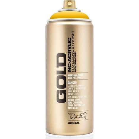 Peinture acrylique - MONTANA - GOLD - Shock Yellow S1010 - 400ml - Séchage rapide