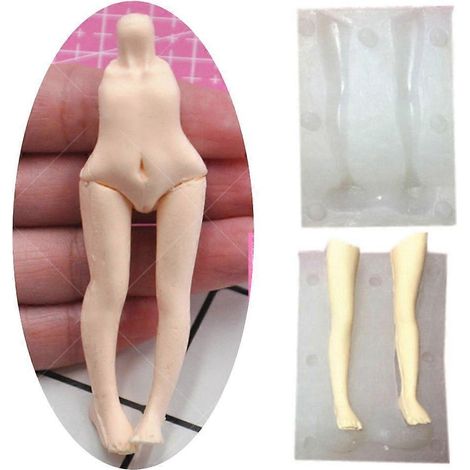 Moule à pâtisserie en forme de corps humain 3D pour décorer, à utiliser soi-même pour la pâtisserie, la pâte à sucre et les gâteaux. (1/4)
