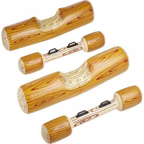 Ensemble de 4 bouées gonflables flottantes, jeux de sports nautiques pour adultes et enfants, radeau flottant pour une fête à la piscine. (1/5)
