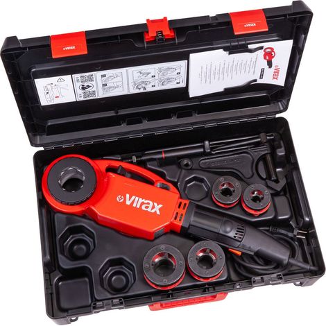 Filière électroportativePhénix IV 230V + 4 têtes BSPT Droite - VIRAX - 137571 (1/5)