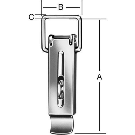 VORMANN Spannverschluss L138mm, S5mm m.Schlossöse,o.Schließhak Stahl verzinkt (1/2)