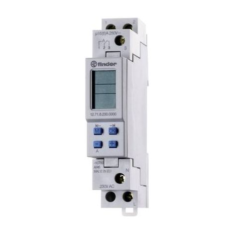 Temporizador Digital Finder Serie 12 Blanco