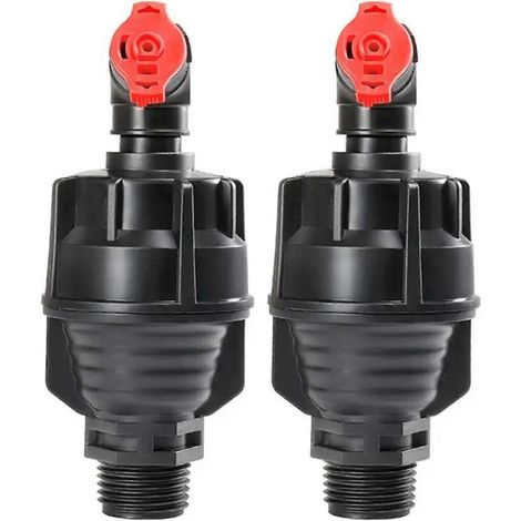 Arroseur de pelouse rotatif à 360° efficace avec buse réutilisable - Idéal pour les pelouses, jardins et parterres de fleurs en été (2 pièces) (1/5)