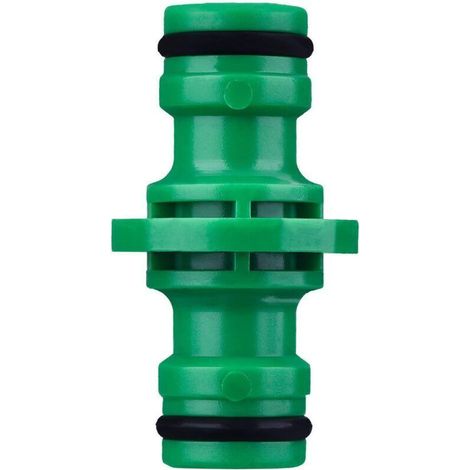 6 Pièces Double Connecteur de Tuyaux Mâles Raccords de Tuyaux pour Rejoignez Le Tube de Tuyaux de Jardin (Vert) (1/5)
