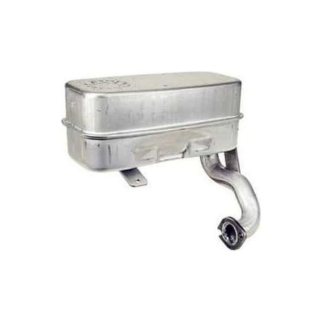 Pot d'échappement MTD silencieux moto adaptable – Remplace les références 751-10448, 751-10448A, 751-10448B – Pour modèles de tracteur-tondeuse