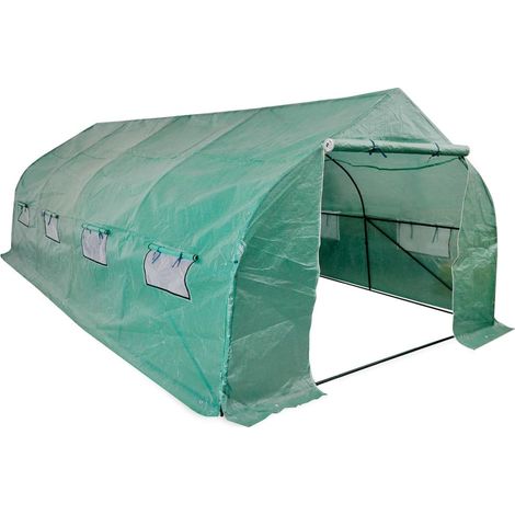vidaXL Serre portable Cadre en acier 18 m² (1/5)