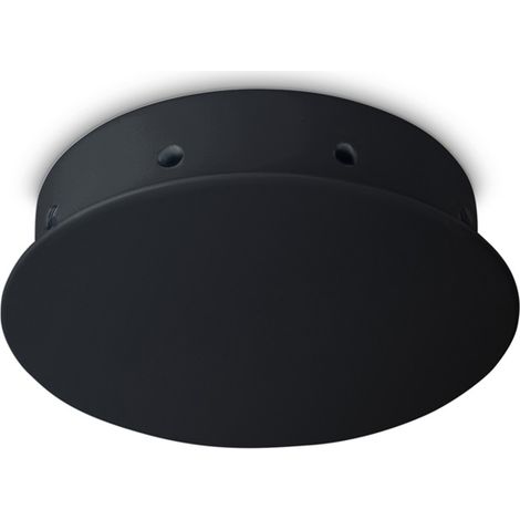 Rosone Magnetico All In Metallo Nero 8 Luci