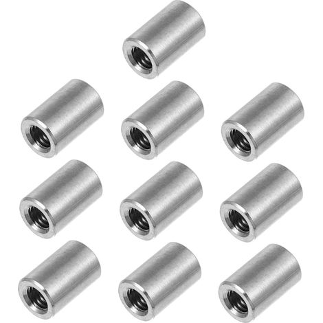 LIFKOME 10 Écrous de raccordement ronds en acier inoxydable 304 (1/5)