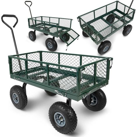 Gartenwagen mit kippfunktion 100l humberg hm 509