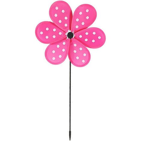 Bunter Punkt-Windspinner – Bunte Windmühle für Garten, Terrasse, Rasen, Kinderspielzeug, Außendekoration, Rasenstecker.