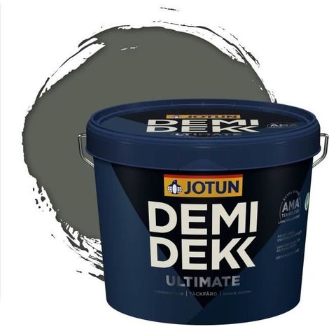 Peinture Bois - DEMI DEKK ULTIMATE - Lasure Opaque Satinée - RAL 7009 - 3L (1/2)