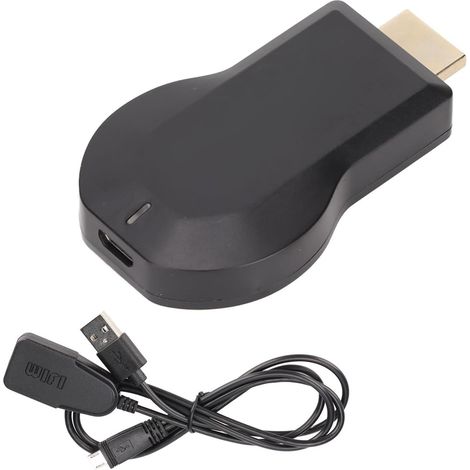 Adaptateur D'affichage HDMI sans Fil 4K1080P, Dongle Récepteur de Mise en Miroir D'écran Mobile WiFi 1080P pour Tablette de Téléphone Portable vers Projecteur TV (1/5)