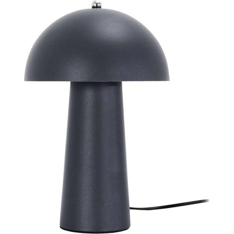 Lampe à Poser Champignon "Vickie" 32cm Gris Perle (1/5)