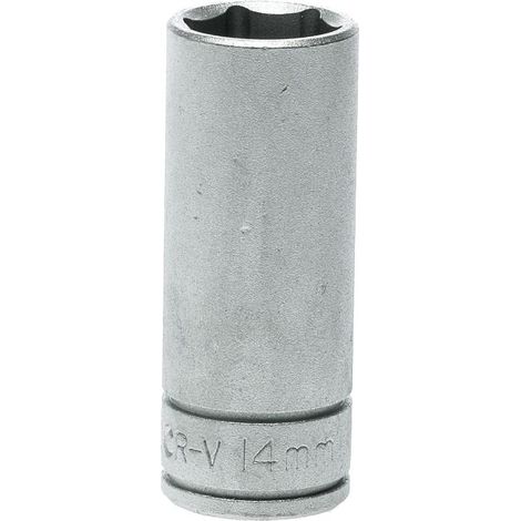 Llave de vaso Teng Tools long hex socket cromada resistente (1/2)