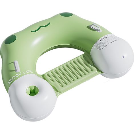 Gonflable Lit Flottant pour Piscine et Plage – Canapé Flottant Aquatique 94 × 95 cm, Chaise Longue Gonflable Extérieure pour Été, Lit Flottant Confortable pour Adultes