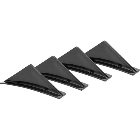 Heckdiffusorlippe in glänzendem Schwarz mit Haifischflossenform, inklusive Spoiler-Kit und universellen Befestigungsschrauben (1/5)