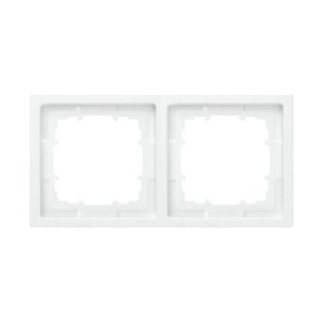 Rahmen 2 Elemente Siemens Delta Style WHITE POLAR 5TG13220WH