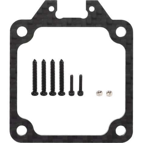 Support de montage ESC RC en fibre de carbone pour voitures télécommandées ARRMA 1/5 (1/5)