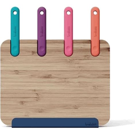 Bloc couteaux avec planche à decouper et porte tablette