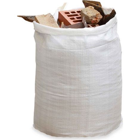Ungelabelte Packung mit 5 Bauschuttsäcken, 70 Liter (1/4)