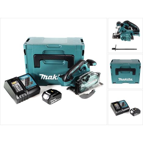 Makita DCS 553 RM1J Akku Metallhandkreissäge 18V 150 mm Brushless + 1x Akku 4,0Ah + Ladegerät + Makpac (1/5)