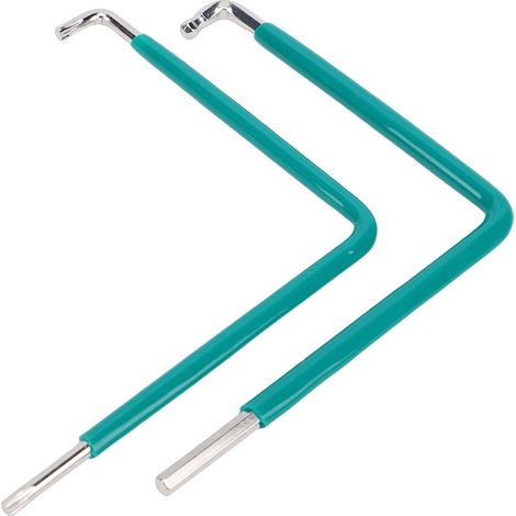 2 outils réglage fenêtre porte T15 étoile 4mm – Clés hexagonale tête balle acier 59CrV4 poignée ergonomique (1/5)