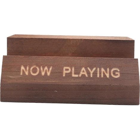 Présentoir à disques vinyles en bois - Support de rangement pour disques - (1/5)