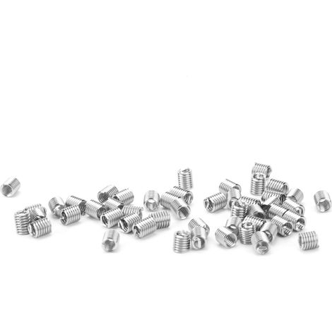 50 inserts filetés, gaines de protection pour câbles, outil de réparation, fixations, norme américaine 10-24x2D (1/5)
