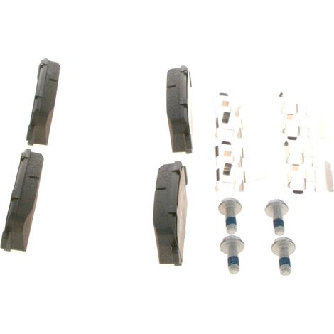 Kit de plaquettes de frein, frein à disque Bosch 0 986 494 125 FIAT 77363607 (1/4)