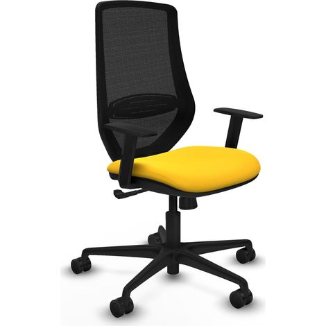 piqueras-y-crespo Silla de Oficina Mardos jaune confortable