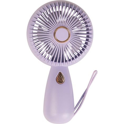 Ventilador pequeño portátil, ventilador personal portátil - Ventilador de mano recargable - Ventilador portátil con luz de colores (1/4)