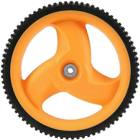 Roue arrière de tondeuse à gazon de 293 mm compatible avec les références 5324035-09, 5324327-49, 532403509 et 532432749 (1/4)
