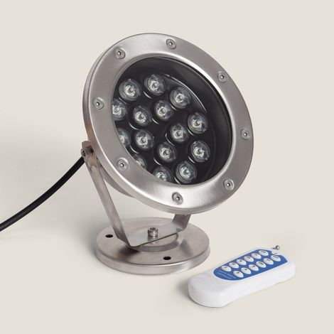 Faretto LED RGB da Superficie 24V DC 15W Sommergibile IP68 RGB