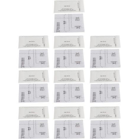 Confezione da 10 filtri Air Clean per aspirapolvere Miele S240, S250, S290, S300, S400, S500, S600 (1/5)