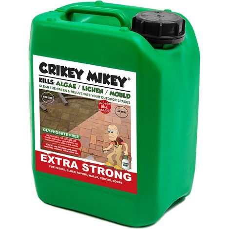 ALGAE, LICHEN & MOULD Crikey Mikey Extra Strong Treatment Wizard 5L Top Up (1/5)
