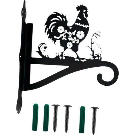 Support mural pour plantes en mtal polyvalent (1/5)