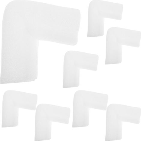 Protections d'angle en mousse pour cadres, lot de 8, couleur claire