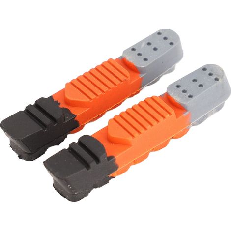 1 Paire de Plaquettes de Frein Vélo Résistantes à l'Usure Caoutchouc 3 Couleurs Blocs de Frein pour VTT Vélos de Route Vélos Pliants (1/5)