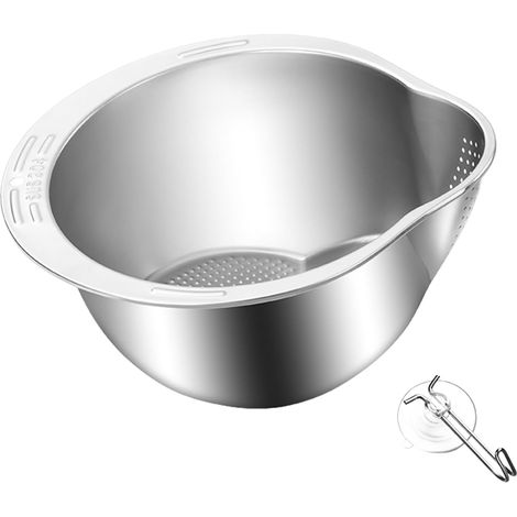 Household Kitchen Rice Washing Drainage Basket with Convex (1/5)