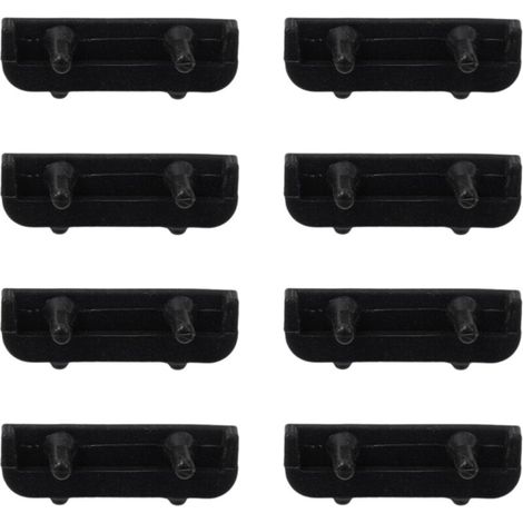 Lot de 16 butoirs en caoutchouc pour plateau de friteuse à air, pieds de rechange en silicone pour une meilleure durabilité (1/5)