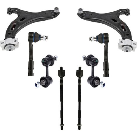 KIT BRACCIO OSCILLANTE 8 PEZZI COMPATIBILE CON SUBARU LEGACY VI (BN) 2.5 i AWD (BN9) / Kit Sospensione Completo OE/OEM / Bracci Oscillanti + Testine Sterzo / Sostituzione Diretta OEM