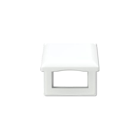 Plaque de finition Jung as 581 bfkl ww sans vis blanc