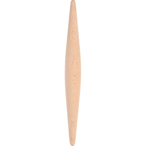Rouleau À Pâtisserie En Bois - Outil De Cuisine Pour Pâte Et Gâteaux - Surface Lisse Sans Vernis - 23 Cm (1/5)