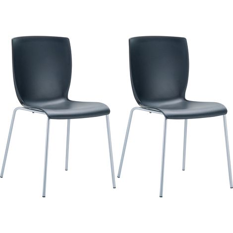 2er Set Stühle Mio schwarz