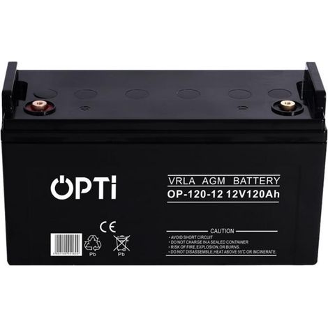 AGM OPTI 12V 120 AH VRLA BATERÍA
