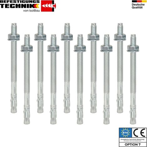 IsolBau Mechanischer Anker ETA Schwerlastanker M10x150mm 10 Stk. (1/5)